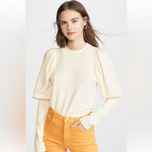 Ulla Johnson Philo Pullover in Blanc - Size L